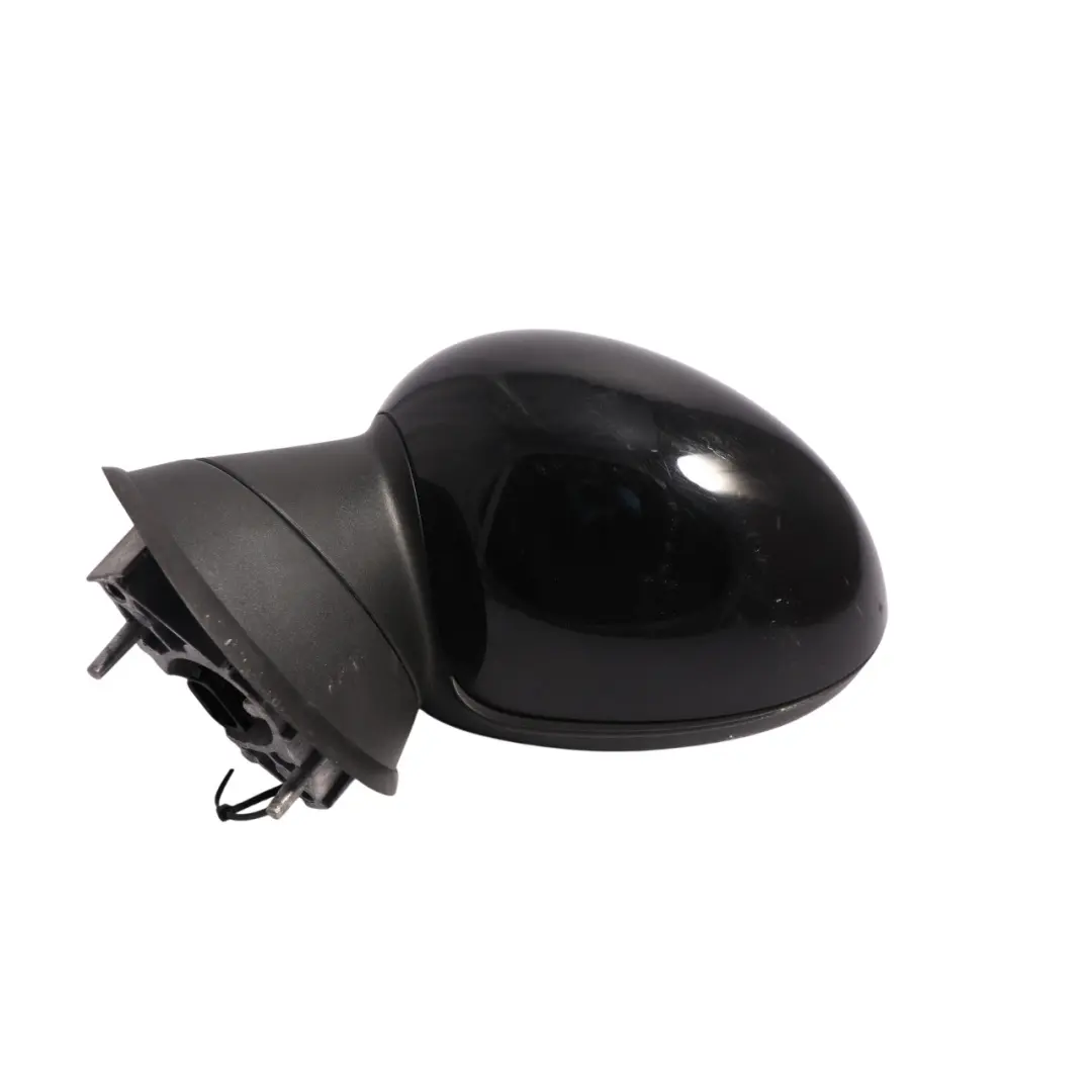 Mini R55 R56 R57 Heated Left Door Wing Mirror N/S Midnight Black - A94 - SKU RHD-2755637-MNB - Part number 2755637