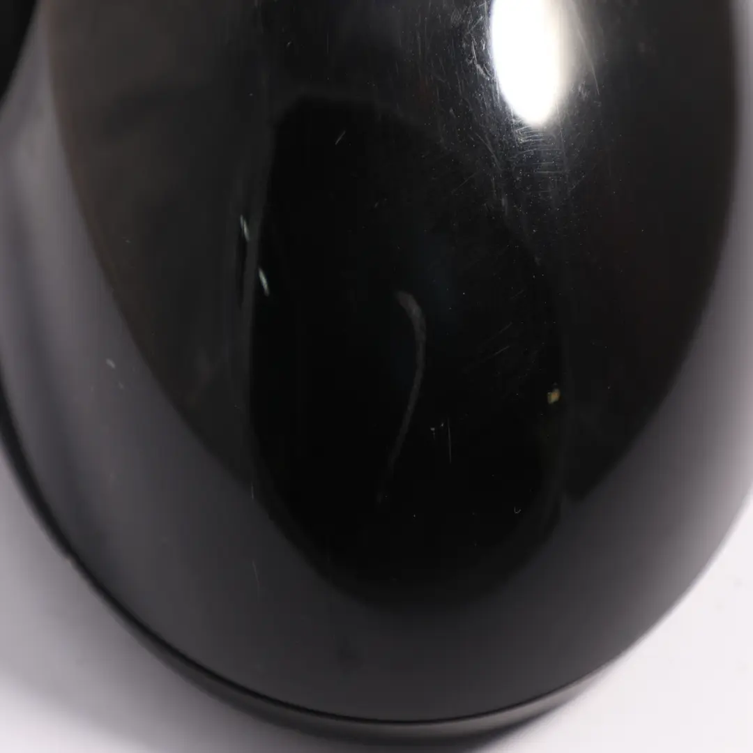 Mini R55 R56 R57 Heated Left Door Wing Mirror N/S Midnight Black - A94 - SKU RHD-2755637-MNB - Part number 2755637