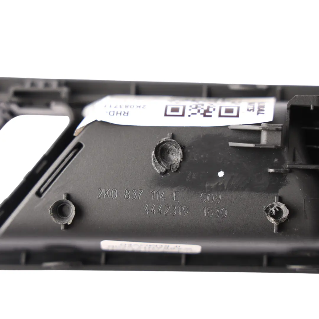 Mk3 Door Grab Handle Interior Front Right O/S to Volkswagen Caddy with Part number 2K0837114E Volkswagen Caddy Mk3 Door Grab Handle Interior Front Right O/S - SKU RHD-2K0837114E - Part number 2K0837114E