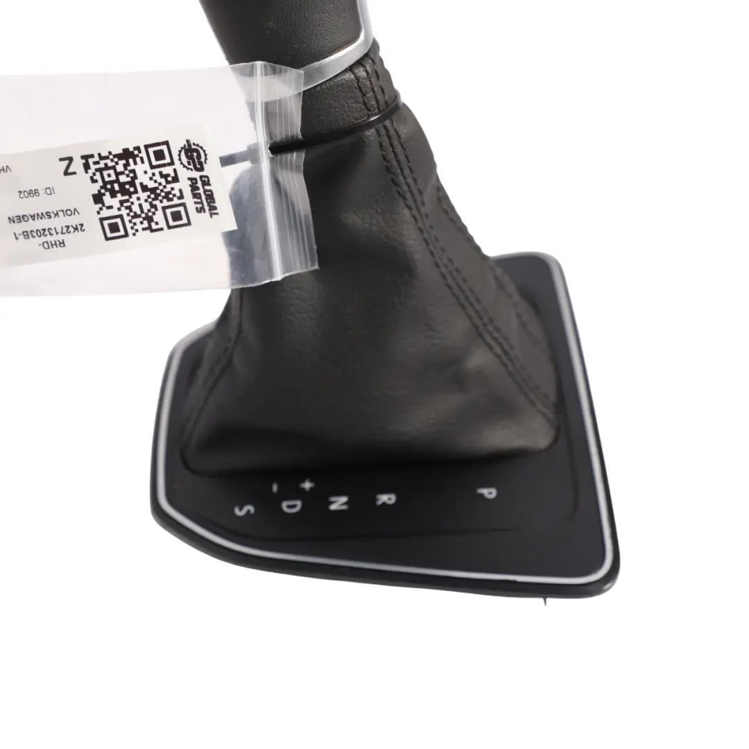 Volkswagen Caddy 2K Gearshift Knob Automatic Gear Lever Cover Leather - SKU RHD-2K2713203B-1 - Part number 2K2713203B