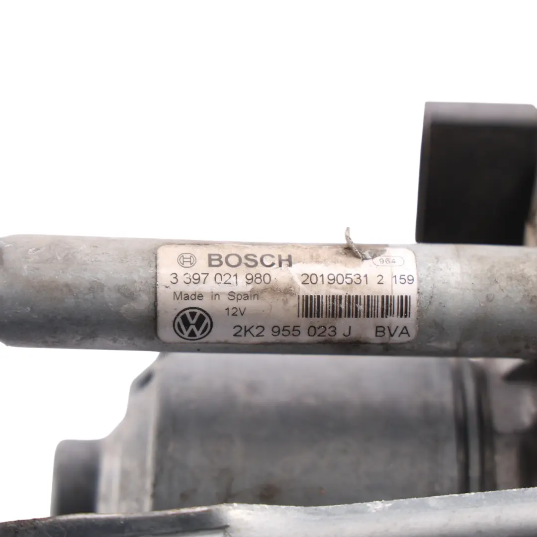 Volkswagen Caddy Mk3 Touran Mk1 Front Windscreen Wiper Motor Linkage - SKU RHD-2K2955023J - Part number 2K2955023J