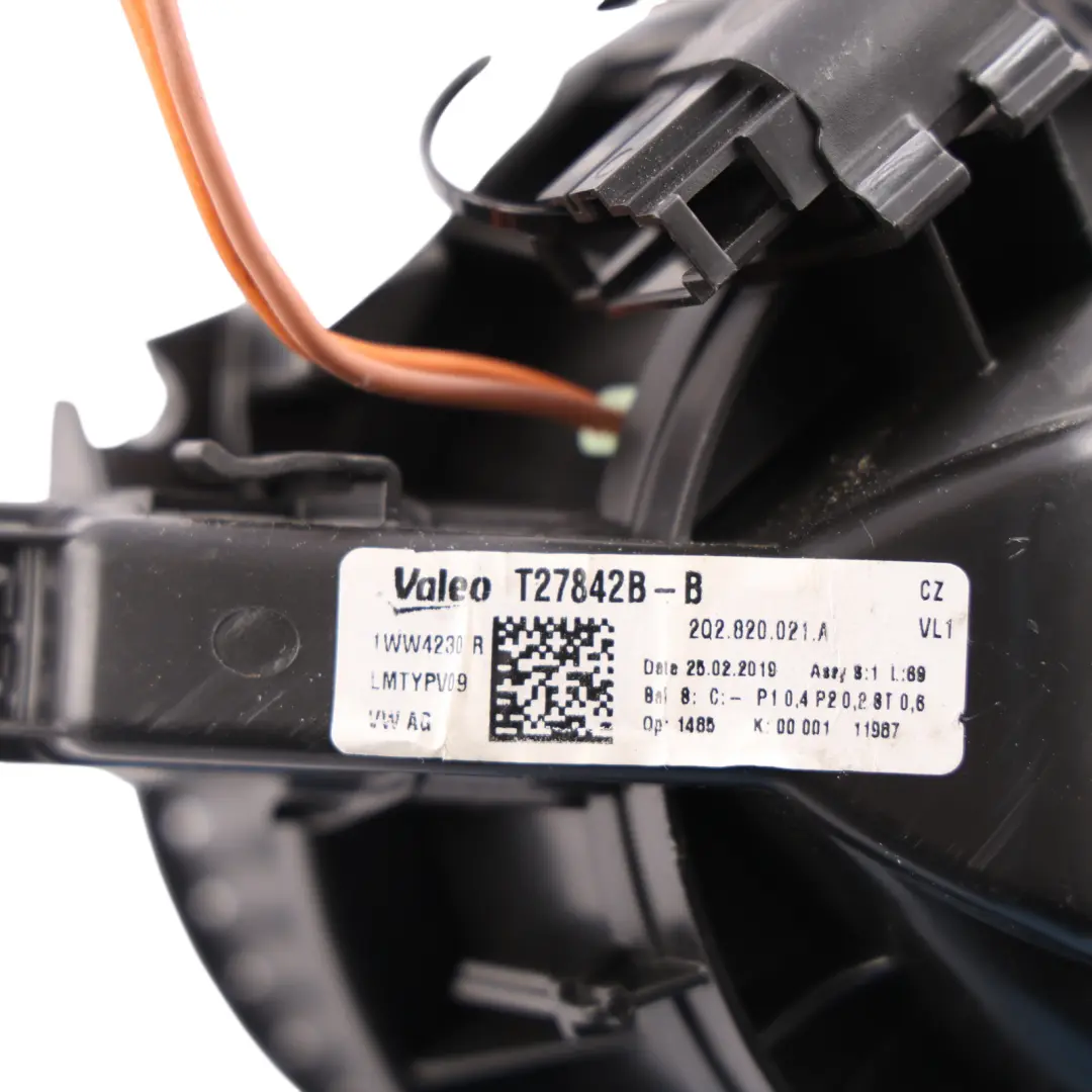 Heater Blower Motor Fan Unit to Audi A1 GB with Part number 2Q2820021A Audi A1 GB Heater Blower Motor Fan Unit - SKU RHD-2Q2820021A - Part number 2Q2820021A