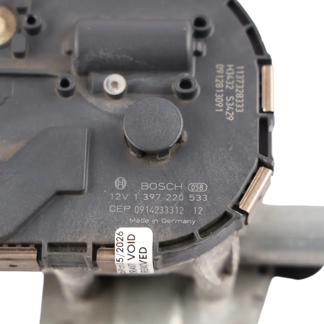 VW Volkswagen Passat B6 Front Wiper Motor & Linkage Unit - SKU RHD-3C2955023F - Part number 3C2955023F
