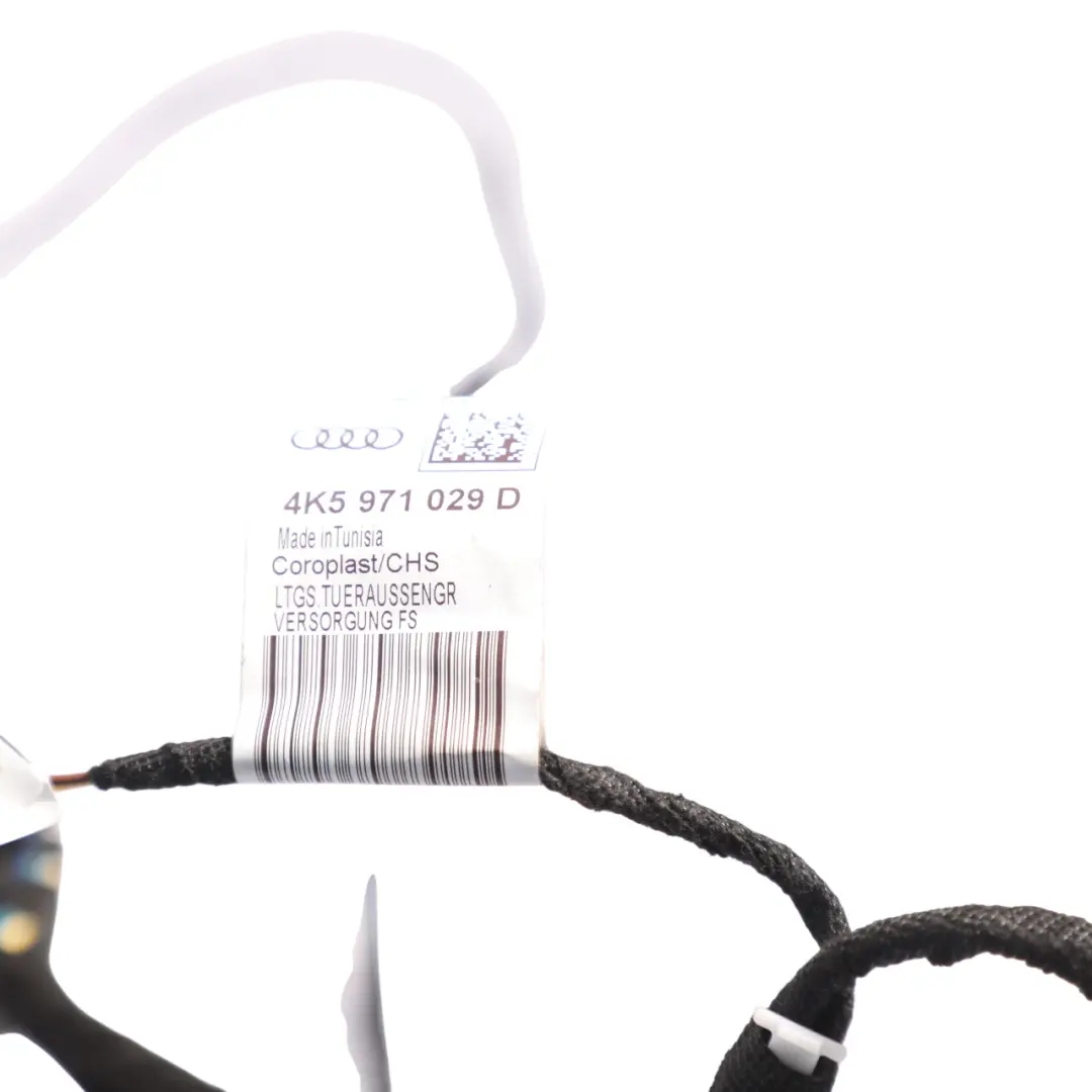 Audi A6 C8 S6 RS6 4A Door Wiring Loom Harness Cable Front Right O/S - SKU RHD-4K5971029D - Part number 4K5971029D