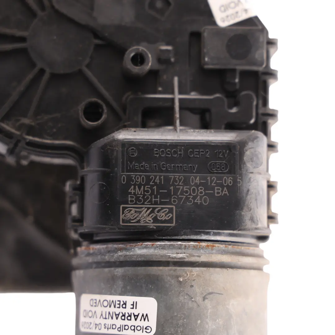 Mk2 Front Windscreen Wiper Motor Linkage Mechanism to Ford Focus with Part number 4M51-17504-BB Ford Focus Mk2 Front Windscreen Wiper Motor Linkage Mechanism - SKU RHD-4M51-17504-BB - Part number 4M51-17504-BB
