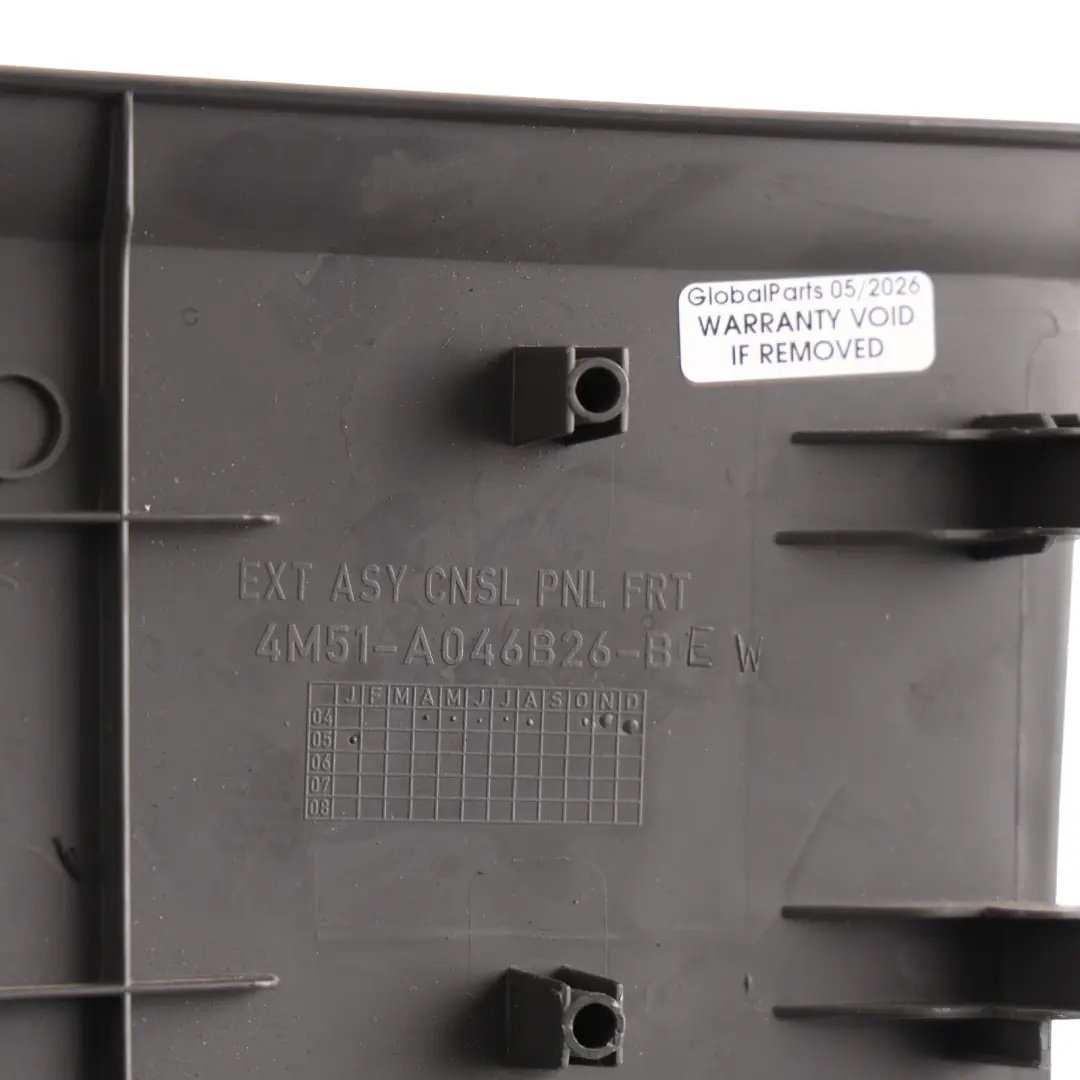 Ford Focus Mk2 Centre Console Finish Trim Cover Panel Right O/S - SKU RHD-4M51-A046B26-BEW - Part number 4M51-A046B26-BEW