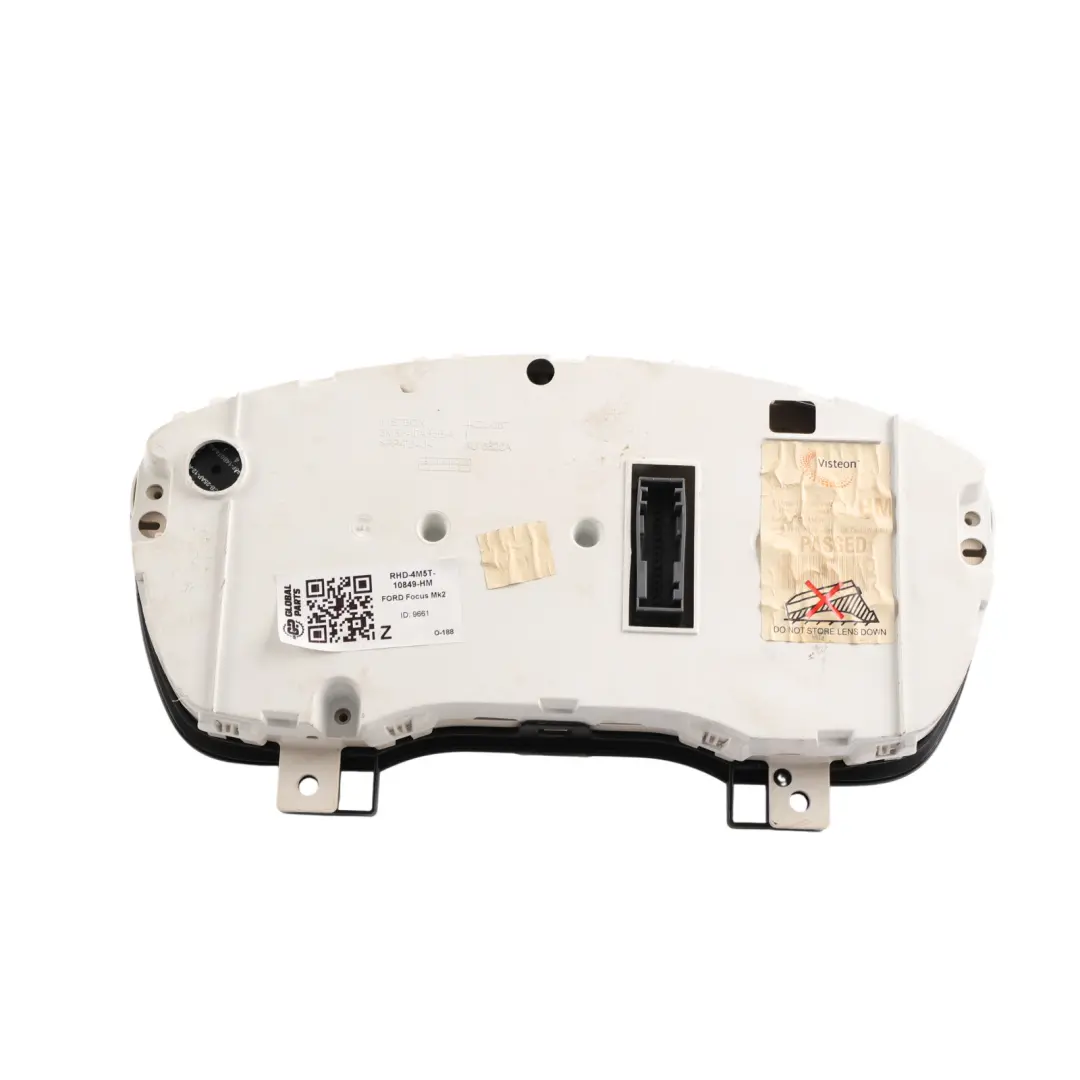 Mk2 Instrument Cluster Speedo Clocks Diesel Manual to Ford Focus with Part number 4M5T-10849-HM Ford Focus Mk2 Instrument Cluster Speedo Clocks Diesel Manual - SKU RHD-4M5T-10849-HM - Part number 4M5T-10849-HM