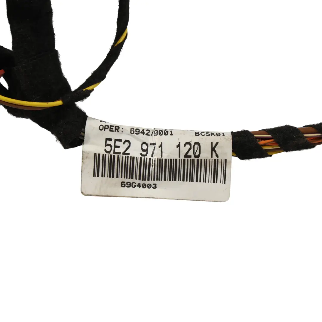 Door Wiring Harness Loom Front Rear Driver's Side to Skoda Octavia Rs 5e with Part number 5E2971120K Skoda Octavia Rs 5e Door Wiring Harness Loom Front Rear Driver's Side - SKU RHD-5E2971120K - Part number 5E2971120K