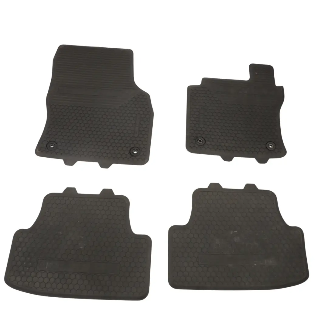 Front Rear Rubber Floor Mats Complete Set to Volkswagen Golf Mk7 with Part number 5G2061502 Volkswagen Golf Mk7 Front Rear Rubber Floor Mats Complete Set - SKU RHD-5G2061502 - Part number 5G2061502