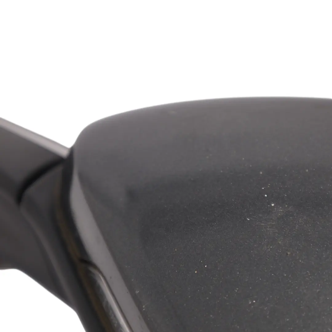 Volkswagen VW Golf R Mk7 Wing Mirror Power Fold Left N/S Carbon Steel Grey-A9W - SKU RHD-5G2857507DF-CSG - Part number 5G2857507DF
