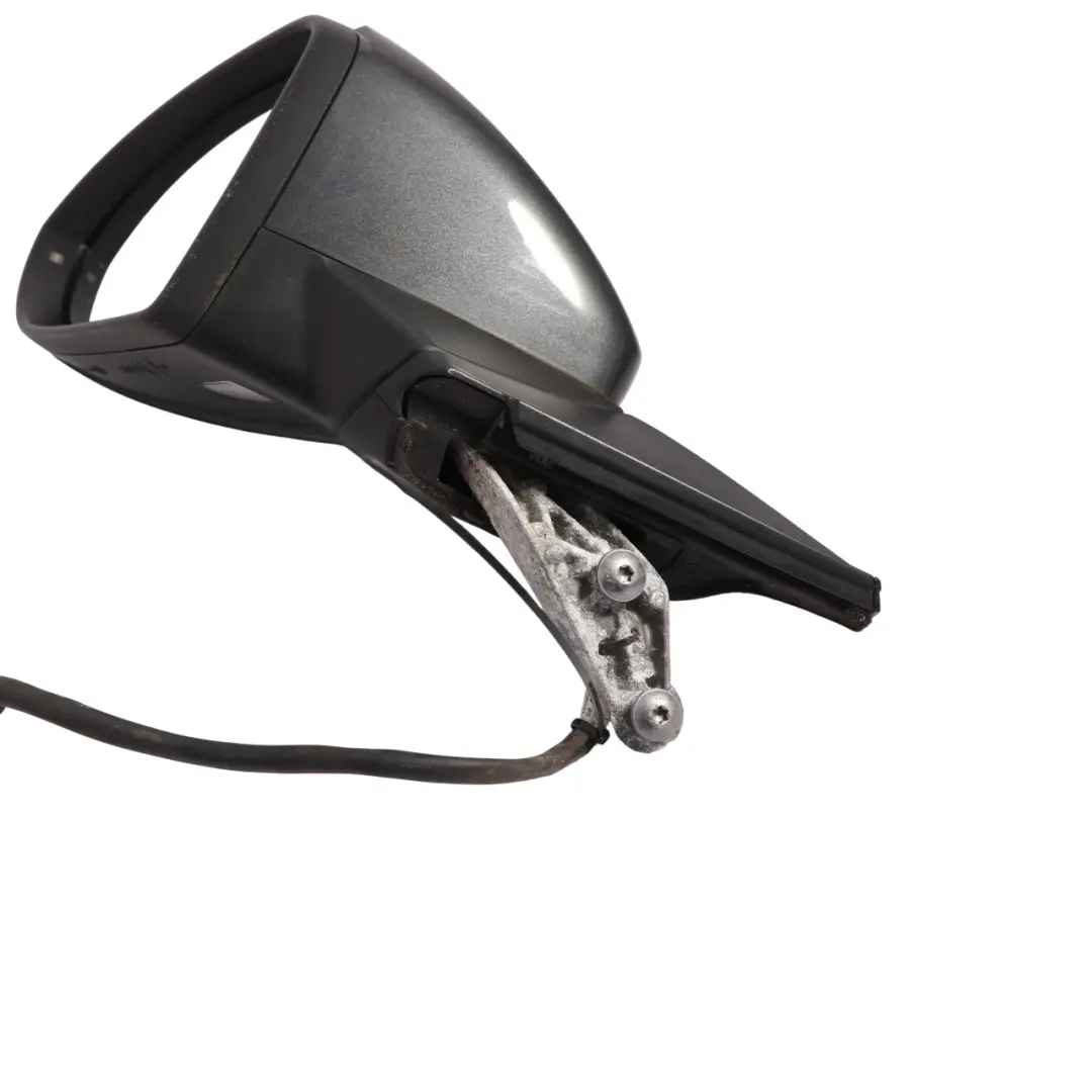 Wing Mirror Power Fold Left N/S Carbon Steel Grey-A9W to Volkswagen VW Golf R Mk7 with Part number 5G2857507DF Volkswagen VW Golf R Mk7 Wing Mirror Power Fold Left N/S Carbon Steel Grey-A9W - SKU RHD-5G2857507DF-CSG - Part number 5G2857507DF