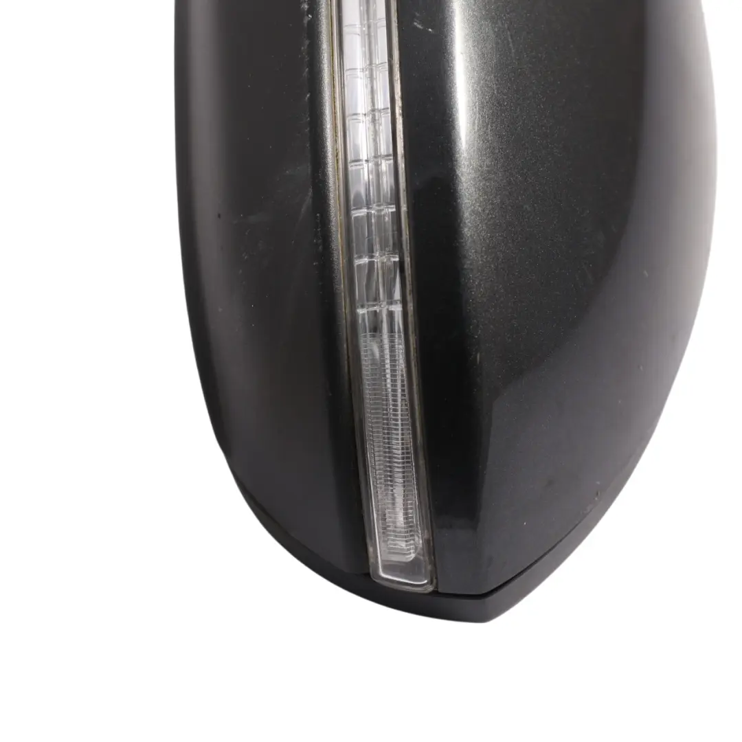 Wing Mirror Power Fold Left N/S Carbon Steel Grey-A9W to Volkswagen VW Golf R Mk7 with Part number 5G2857507DF Volkswagen VW Golf R Mk7 Wing Mirror Power Fold Left N/S Carbon Steel Grey-A9W - SKU RHD-5G2857507DF-CSG - Part number 5G2857507DF