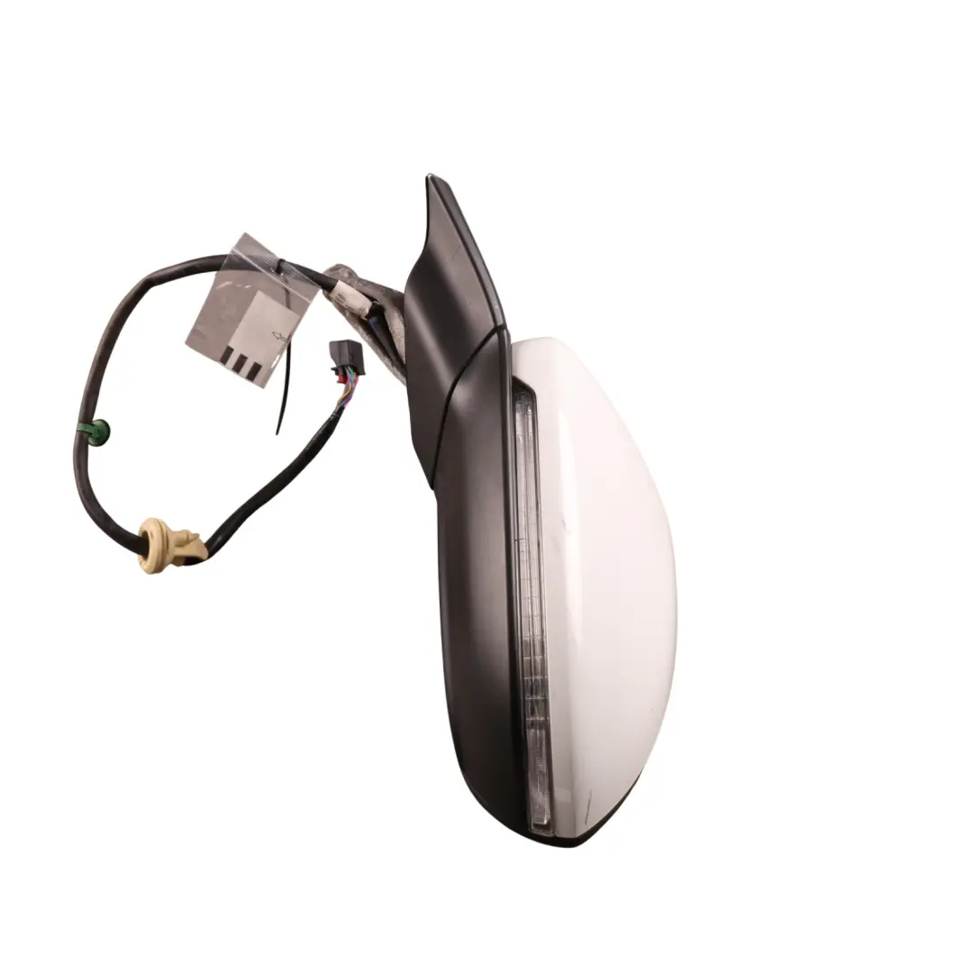 Side Wing Mirror Left N/S Pure White - C9A to VW Golf Mk7 with Part number 5G2857507DN VW Golf Mk7 Side Wing Mirror Left N/S Pure White - C9A - SKU RHD-5G2857507DN-PWH - Part number 5G2857507DN