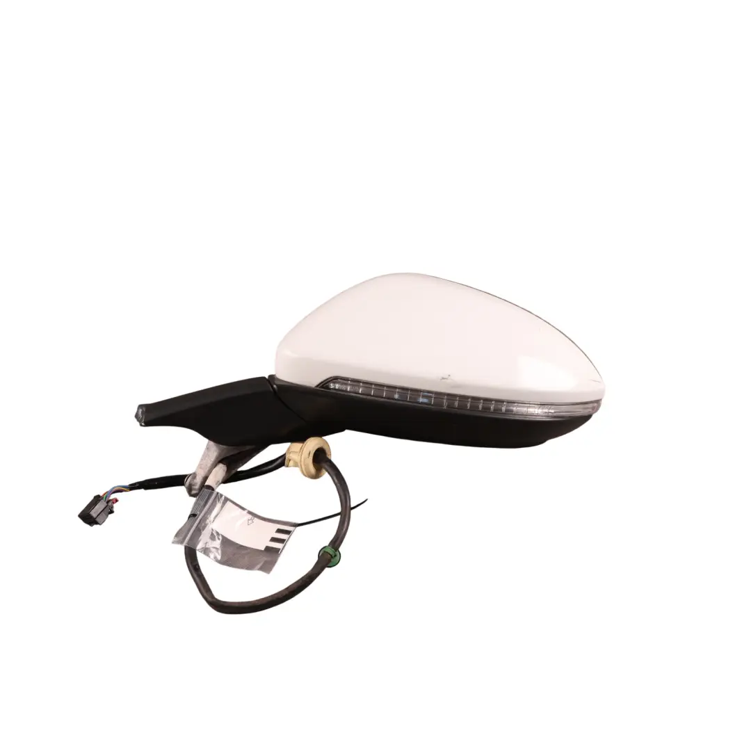 VW Golf Mk7 Side Wing Mirror Left N/S Pure White - C9A - SKU RHD-5G2857507DN-PWH - Part number 5G2857507DN