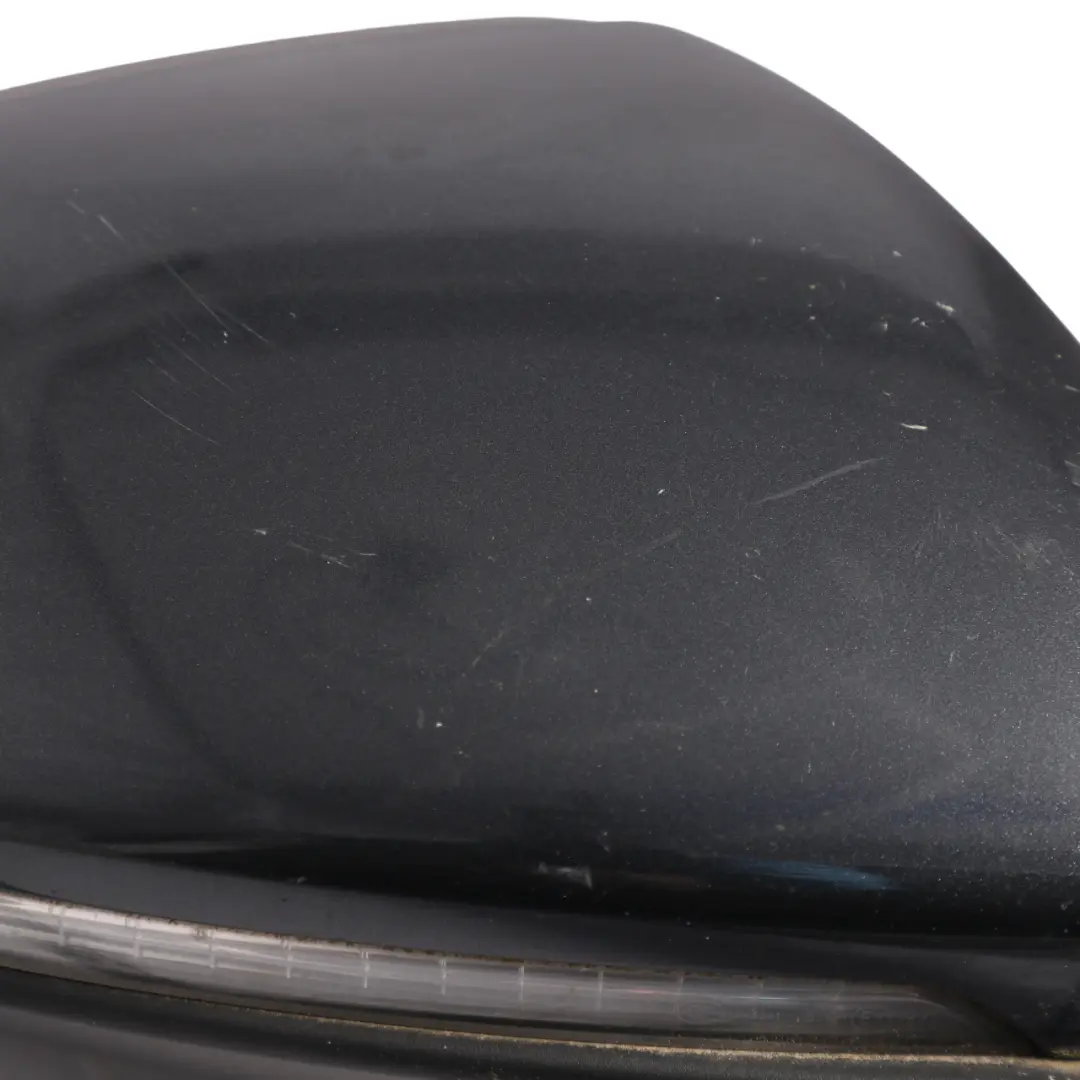 Volkswagen VW Golf R Mk7 Wing Mirror Power Fold Right O/S Carbon Steel Grey-A9W - SKU RHD-5G2857508BF-CSG - Part number 5G2857508BF