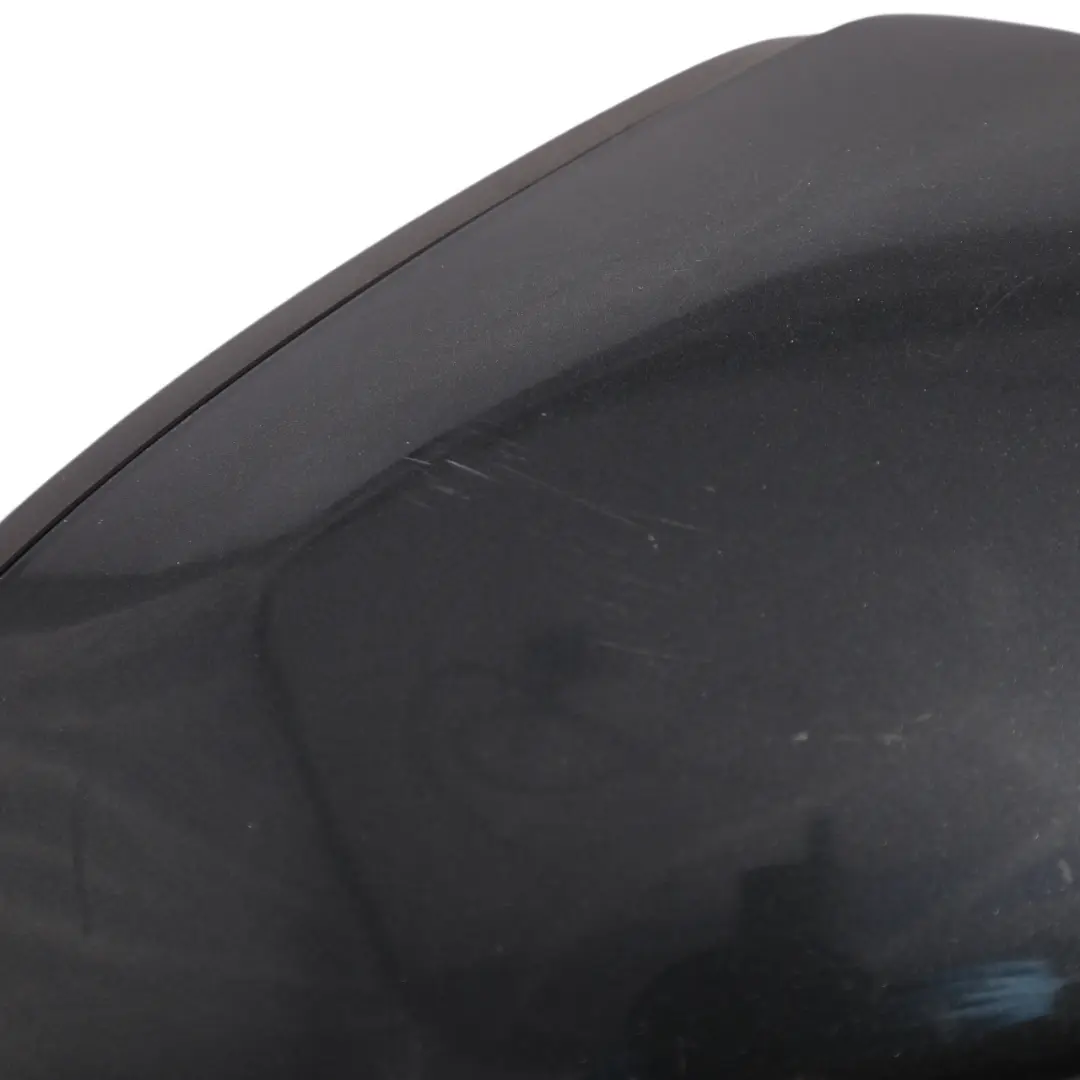Volkswagen VW Golf R Mk7 Wing Mirror Power Fold Right O/S Carbon Steel Grey-A9W - SKU RHD-5G2857508BF-CSG - Part number 5G2857508BF