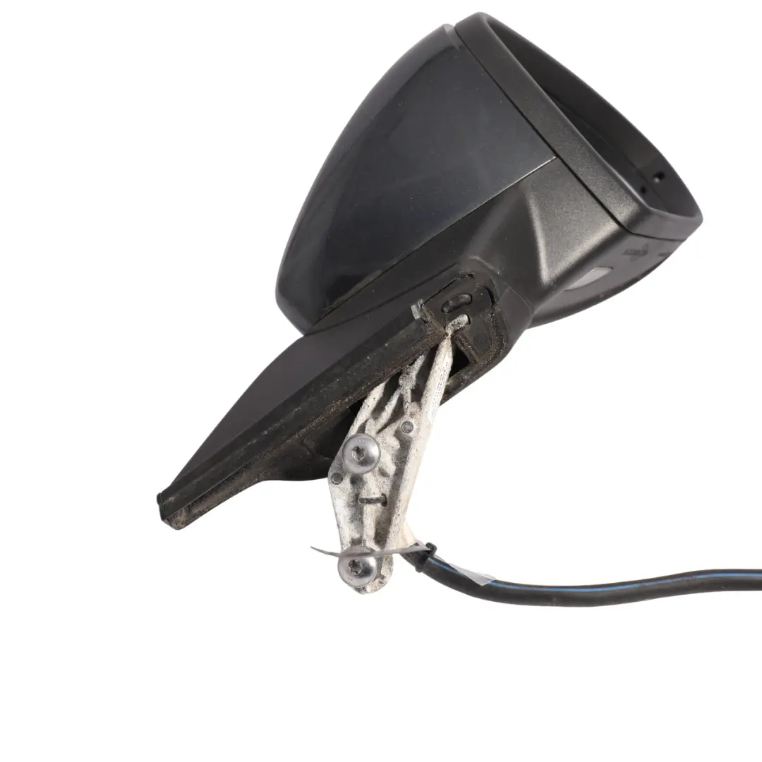 Wing Mirror Power Fold Right O/S Carbon Steel Grey-A9W to Volkswagen VW Golf R Mk7 with Part number 5G2857508BF Volkswagen VW Golf R Mk7 Wing Mirror Power Fold Right O/S Carbon Steel Grey-A9W - SKU RHD-5G2857508BF-CSG - Part number 5G2857508BF