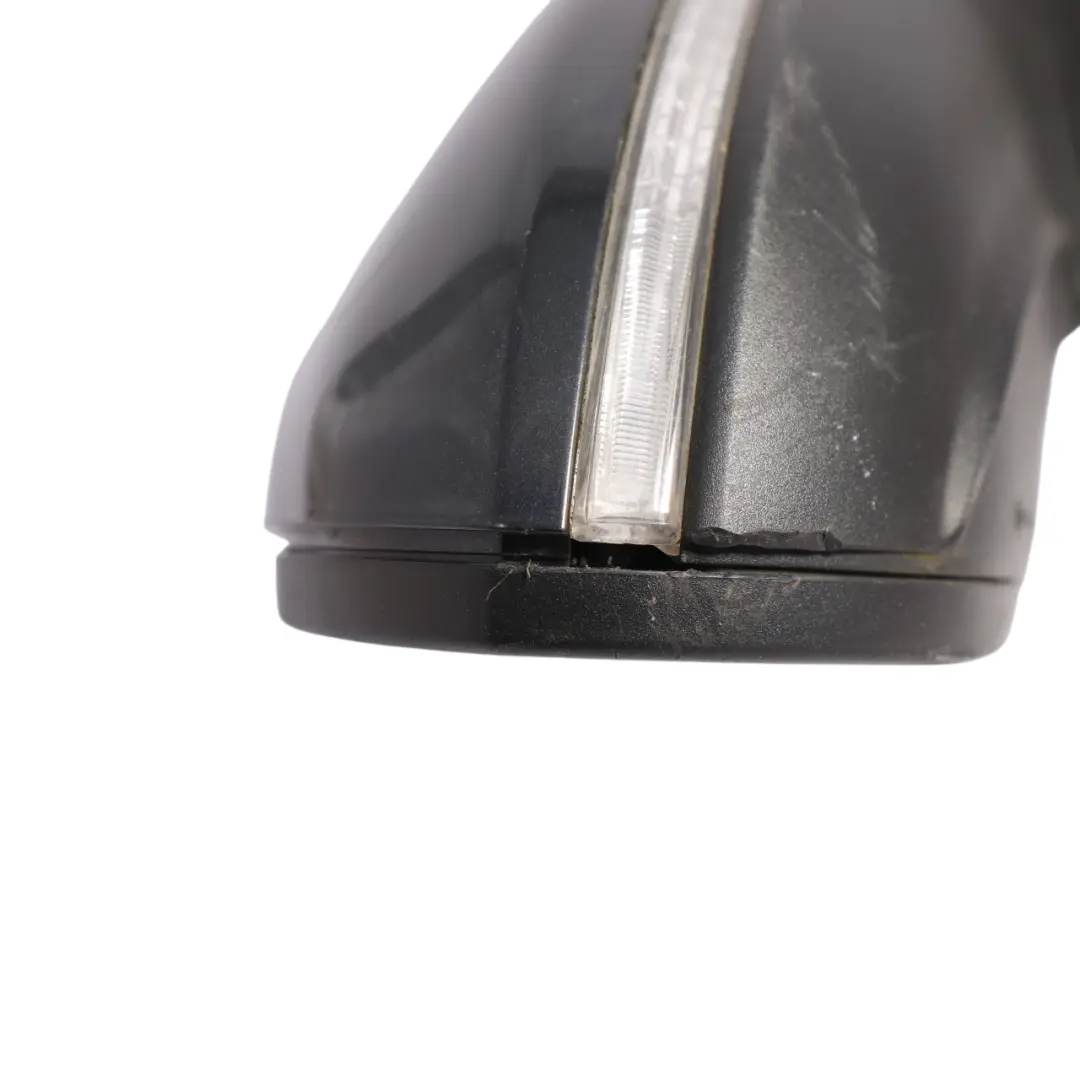 Wing Mirror Power Fold Right O/S Carbon Steel Grey-A9W to Volkswagen VW Golf R Mk7 with Part number 5G2857508BF Volkswagen VW Golf R Mk7 Wing Mirror Power Fold Right O/S Carbon Steel Grey-A9W - SKU RHD-5G2857508BF-CSG - Part number 5G2857508BF