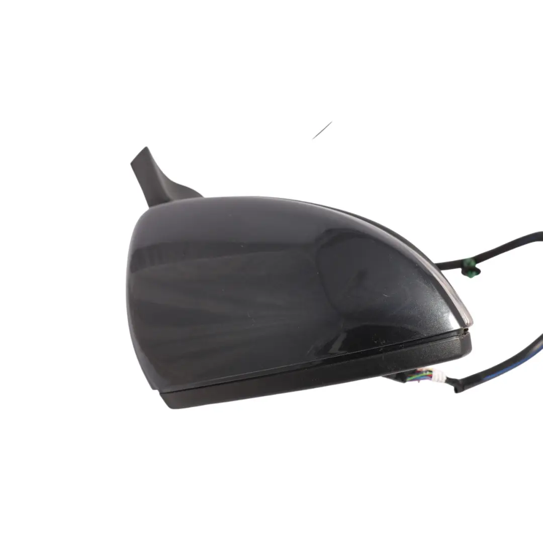 Wing Mirror Power Fold Right O/S Carbon Steel Grey-A9W to Volkswagen VW Golf R Mk7 with Part number 5G2857508BF Volkswagen VW Golf R Mk7 Wing Mirror Power Fold Right O/S Carbon Steel Grey-A9W - SKU RHD-5G2857508BF-CSG - Part number 5G2857508BF