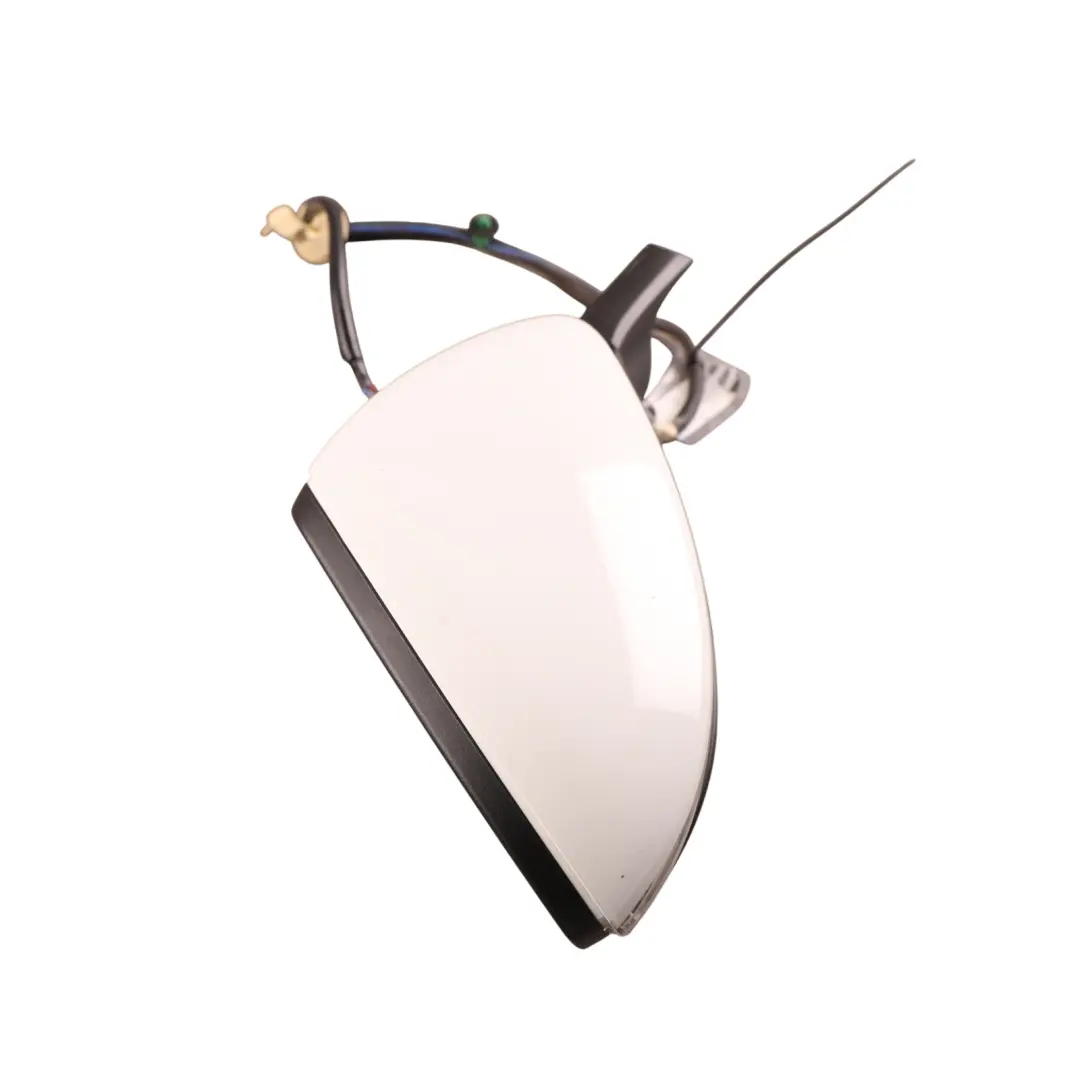 Volkswagen VW Golf Mk7 5G Exterior Wing Mirror Right O/S Pure White - C9A - SKU RHD-5G2857508BG-PWH - Part number 5G2857508BG