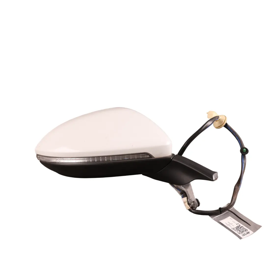 Volkswagen VW Golf Mk7 5G Exterior Wing Mirror Right O/S Pure White - C9A - SKU RHD-5G2857508BG-PWH - Part number 5G2857508BG