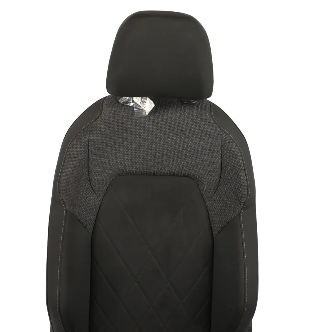 Mk8 Seat Front Left N/S Cloth Velour Black Crystal Grey Isofix to Volkswagen Golf with Part number 5H0881805AR Volkswagen Golf Mk8 Seat Front Left N/S Cloth Velour Black Crystal Grey Isofix - SKU RHD-5H0881805AR-1 - Part number 5H0881805AR
