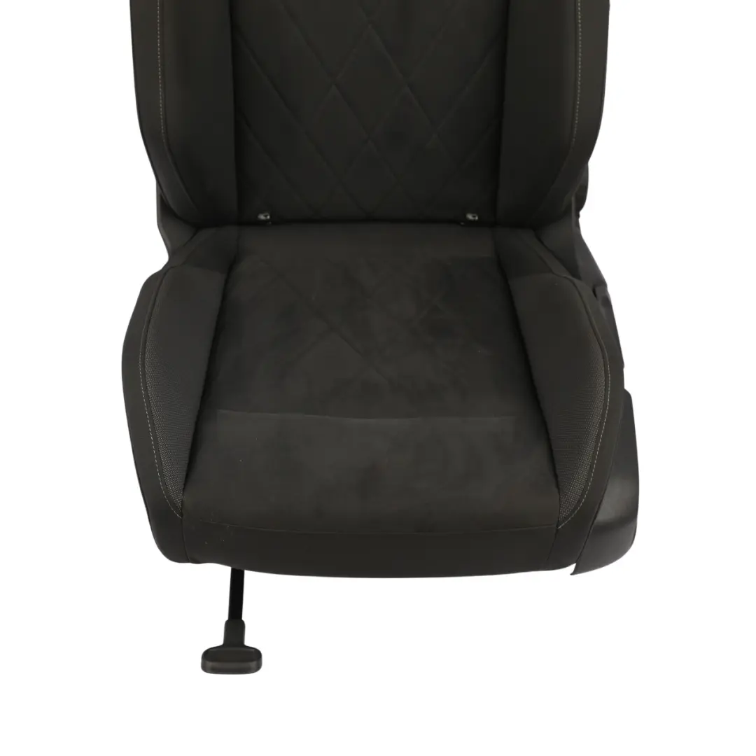 Mk8 Seat Front Left N/S Cloth Velour Black Crystal Grey Isofix to Volkswagen Golf with Part number 5H0881805AR Volkswagen Golf Mk8 Seat Front Left N/S Cloth Velour Black Crystal Grey Isofix - SKU RHD-5H0881805AR-1 - Part number 5H0881805AR