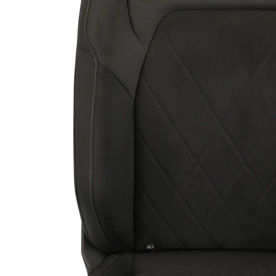 Volkswagen Golf Mk8 Seat Front Left N/S Cloth Velour Black Crystal Grey Isofix - SKU RHD-5H0881805AR-1 - Part number 5H0881805AR