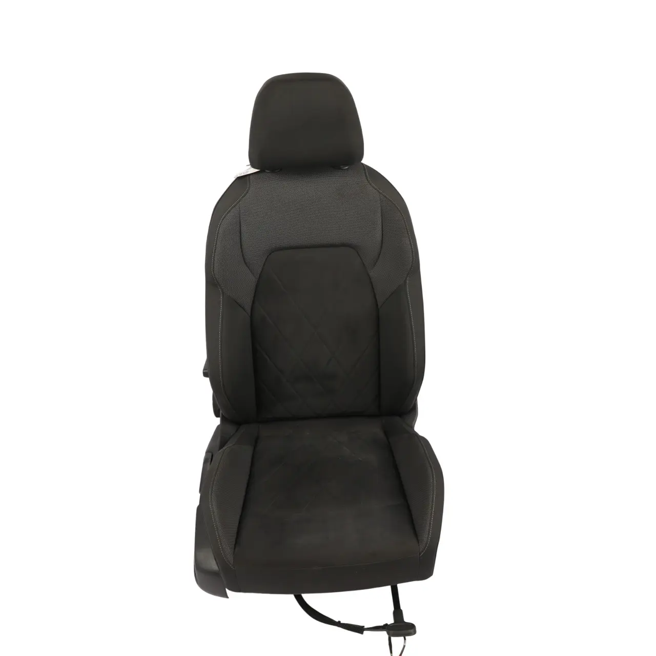 Volkswagen Golf Mk8 Seat Front Right O/S Cloth Velour Black Crystal Grey