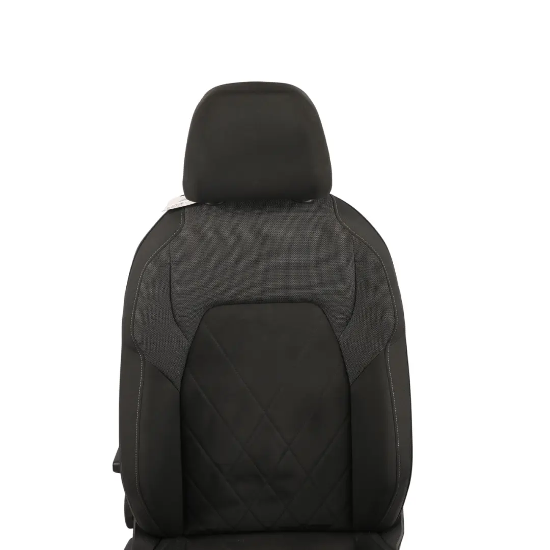 Volkswagen Golf Mk8 Seat Front Right O/S Cloth Velour Black Crystal Grey - SKU RHD-5H0881806AP-1 - Part number 5H0881806AP