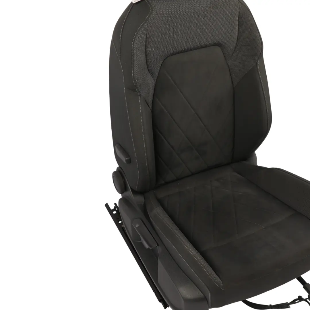 Mk8 Seat Front Right O/S Cloth Velour Black Crystal Grey to Volkswagen Golf with Part number 5H0881806AP Volkswagen Golf Mk8 Seat Front Right O/S Cloth Velour Black Crystal Grey - SKU RHD-5H0881806AP-1 - Part number 5H0881806AP