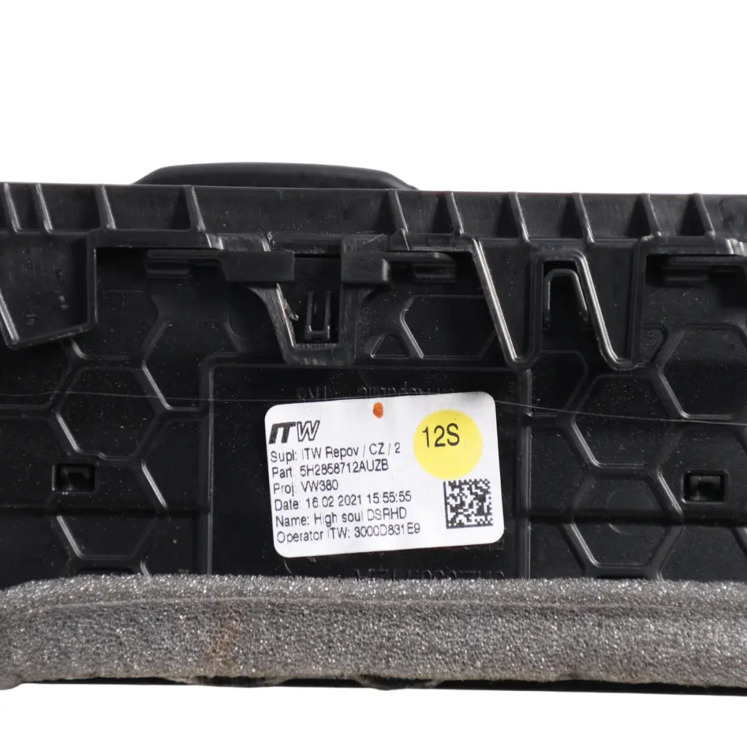 Mk8 GTI Dashboard Air Vent Cover Trim Right O/S to VW Volkswagen Golf with Part number 5H2858712A VW Volkswagen Golf Mk8 GTI Dashboard Air Vent Cover Trim Right O/S - SKU RHD-5H2858712A-1 - Part number 5H2858712A