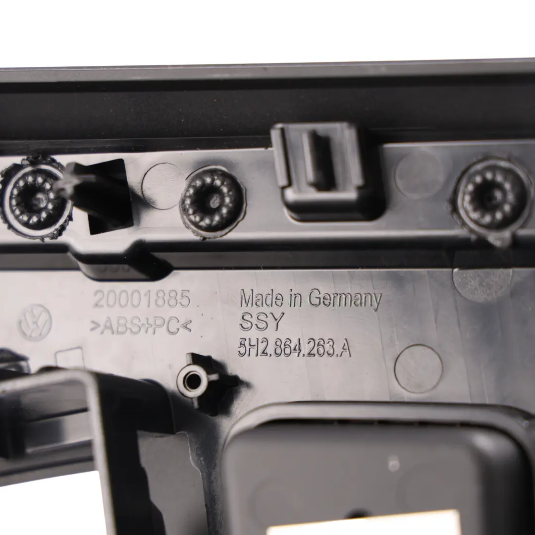 Mk8 Gear Shift Cover Panel Surround Stain Black to Volkswagen Golf GTI with Part number 5H2864263A Volkswagen Golf GTI Mk8 Gear Shift Cover Panel Surround Stain Black - SKU RHD-5H2864263A-1 - Part number 5H2864263A