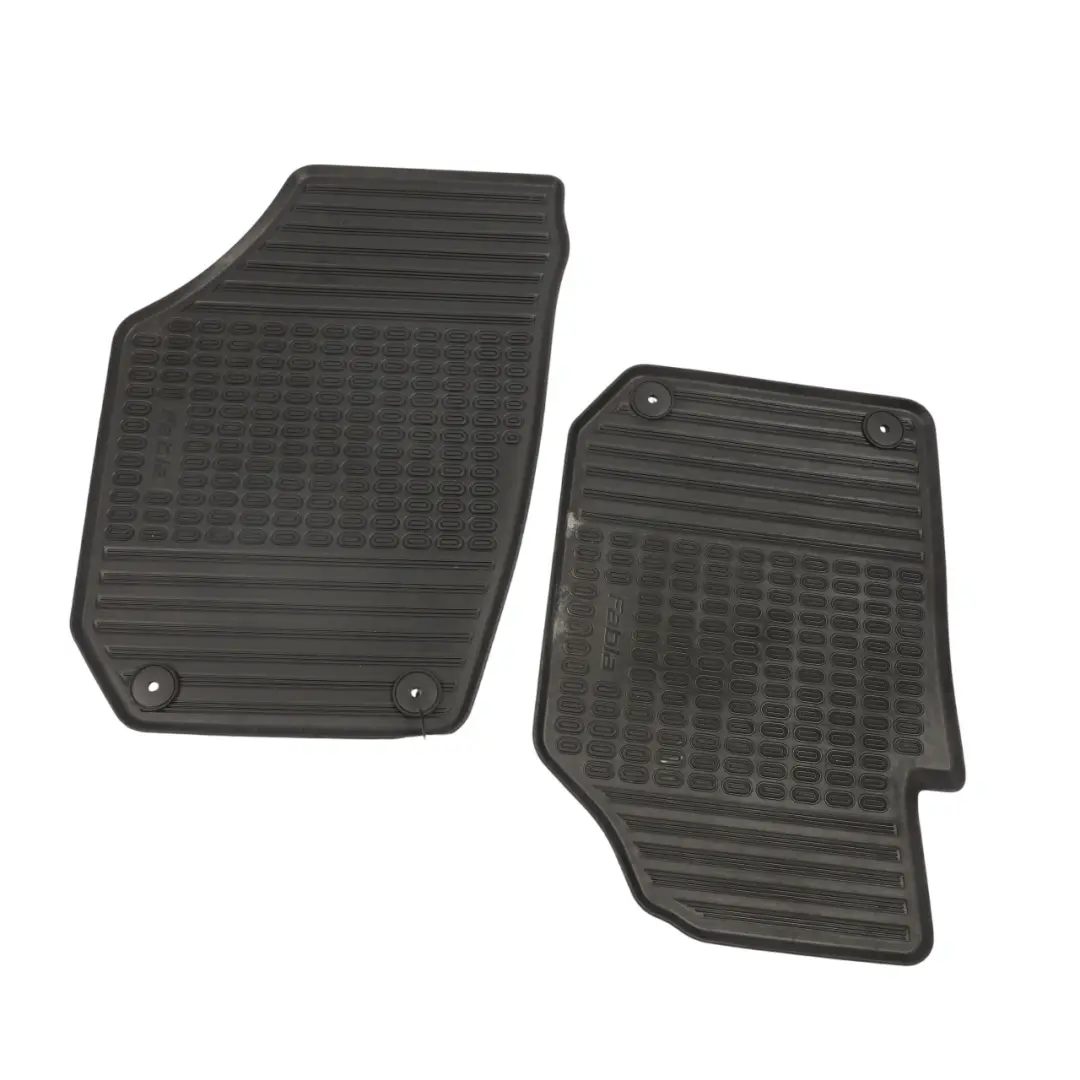 Mk2 5J Floor Mats Rubber Carpets Liner Black Front Rear Set x4 to Skoda with Part number 5J2061550 Skoda Mk2 5J Floor Mats Rubber Carpets Liner Black Front Rear Set x4 - SKU RHD-5J2061550 - Part number 5J2061550