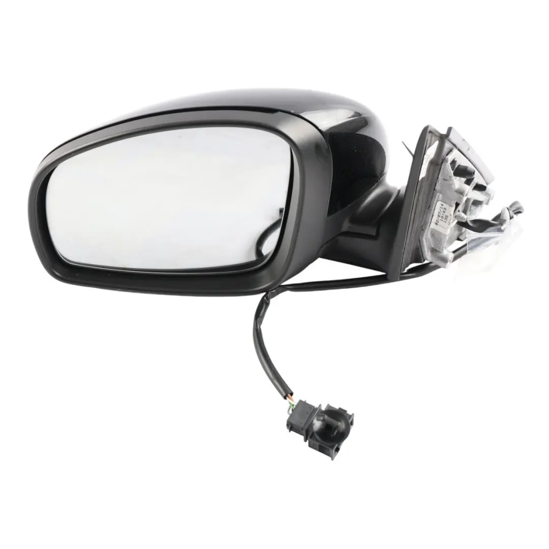 Skoda Fabia Mk2 5J Door Wing Mirror Outside Left N/S Black - SKU RHD-5J2857507E-BLK - Part number 5J2857507E