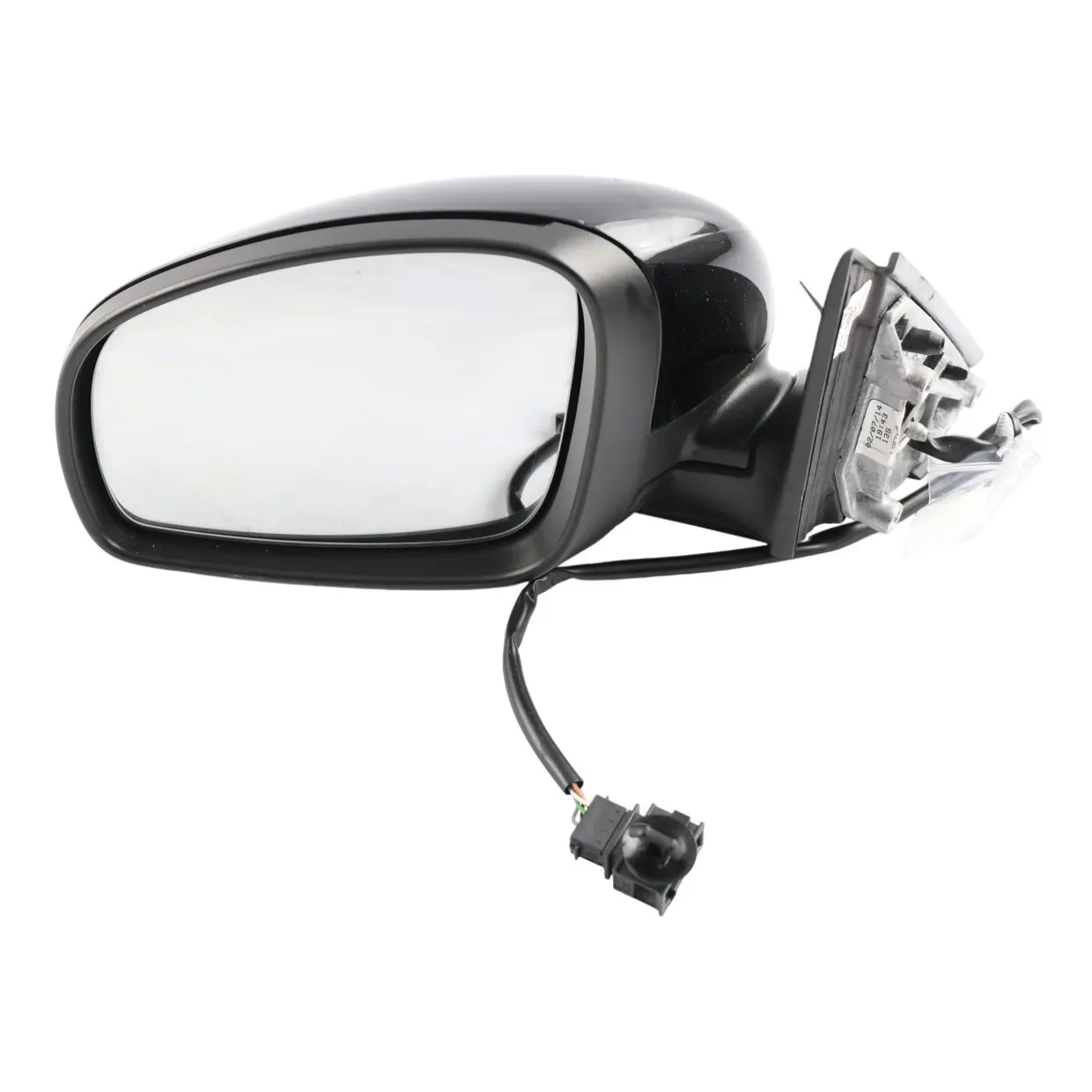 Skoda Fabia Mk2 5J Door Wing Mirror Outside Left N/S Black 5J2857507E