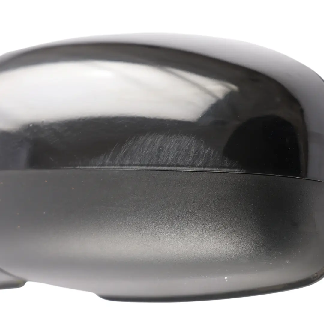 Skoda Fabia Mk2 5J Door Wing Mirror Outside Left N/S Black - SKU RHD-5J2857507E-BLK - Part number 5J2857507E