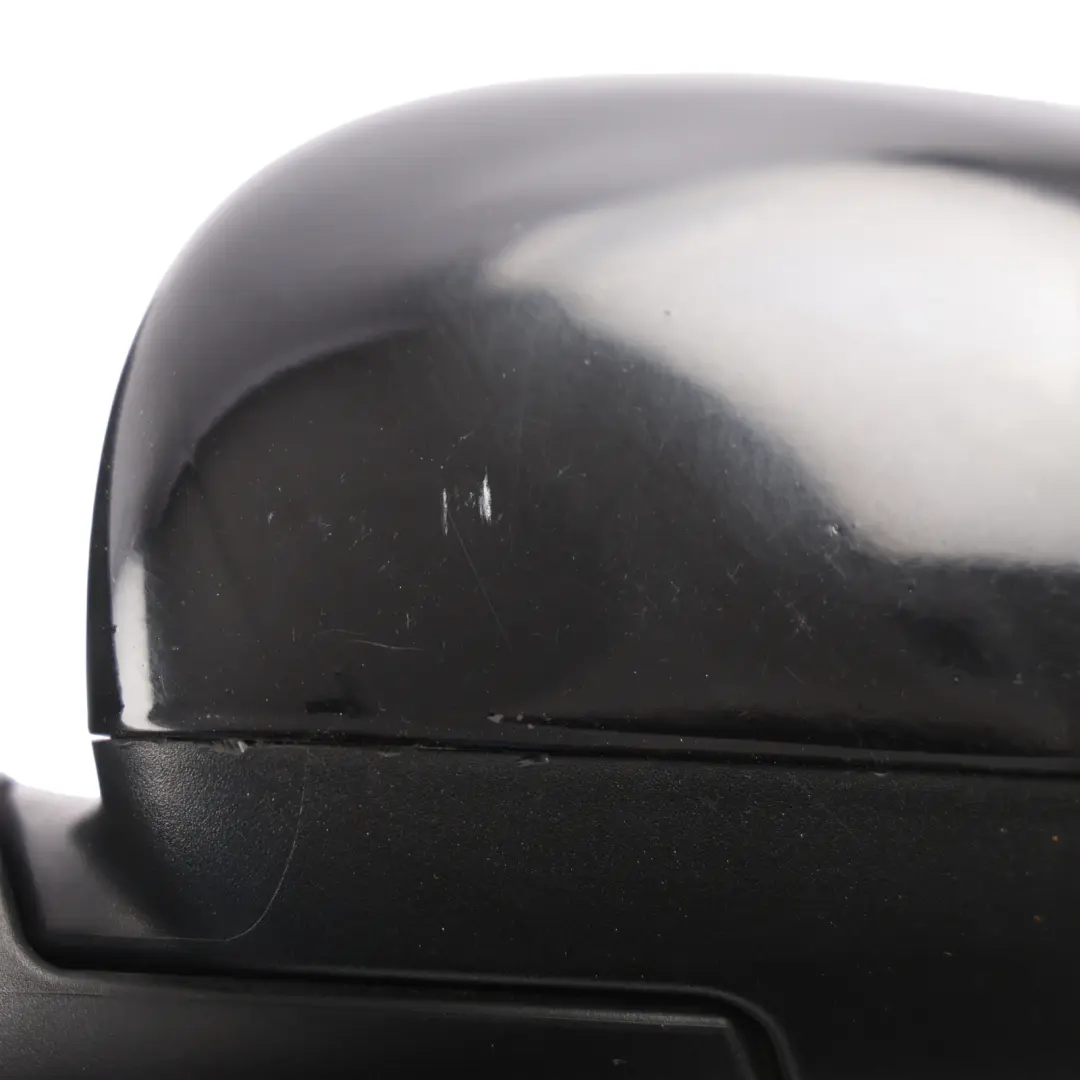 Skoda Fabia Mk2 5J Door Wing Mirror Outside Left N/S Black - SKU RHD-5J2857507E-BLK - Part number 5J2857507E