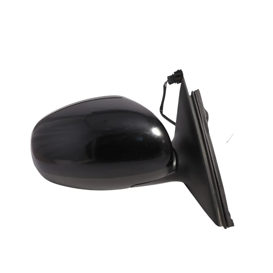 Skoda Fabia Mk2 Door Wing Mirror Heated Right O/S Black Magic Pearl - C9Z - SKU RHD-5J2857508E-BLM - Part number 5J2857508E