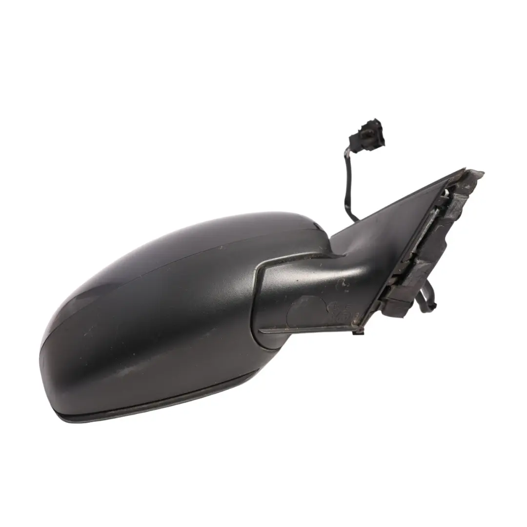 Skoda Fabia Mk2 Door Wing Mirror Heated Right O/S Black Magic Pearl - C9Z - SKU RHD-5J2857508E-BLM - Part number 5J2857508E