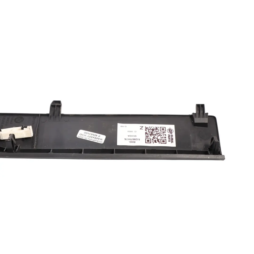 Skoda Fabia Mk2 Dashboard Dash Trim Panel Central Electrics Cover - SKU RHD-5J2857917A - Part number 5J2857917A