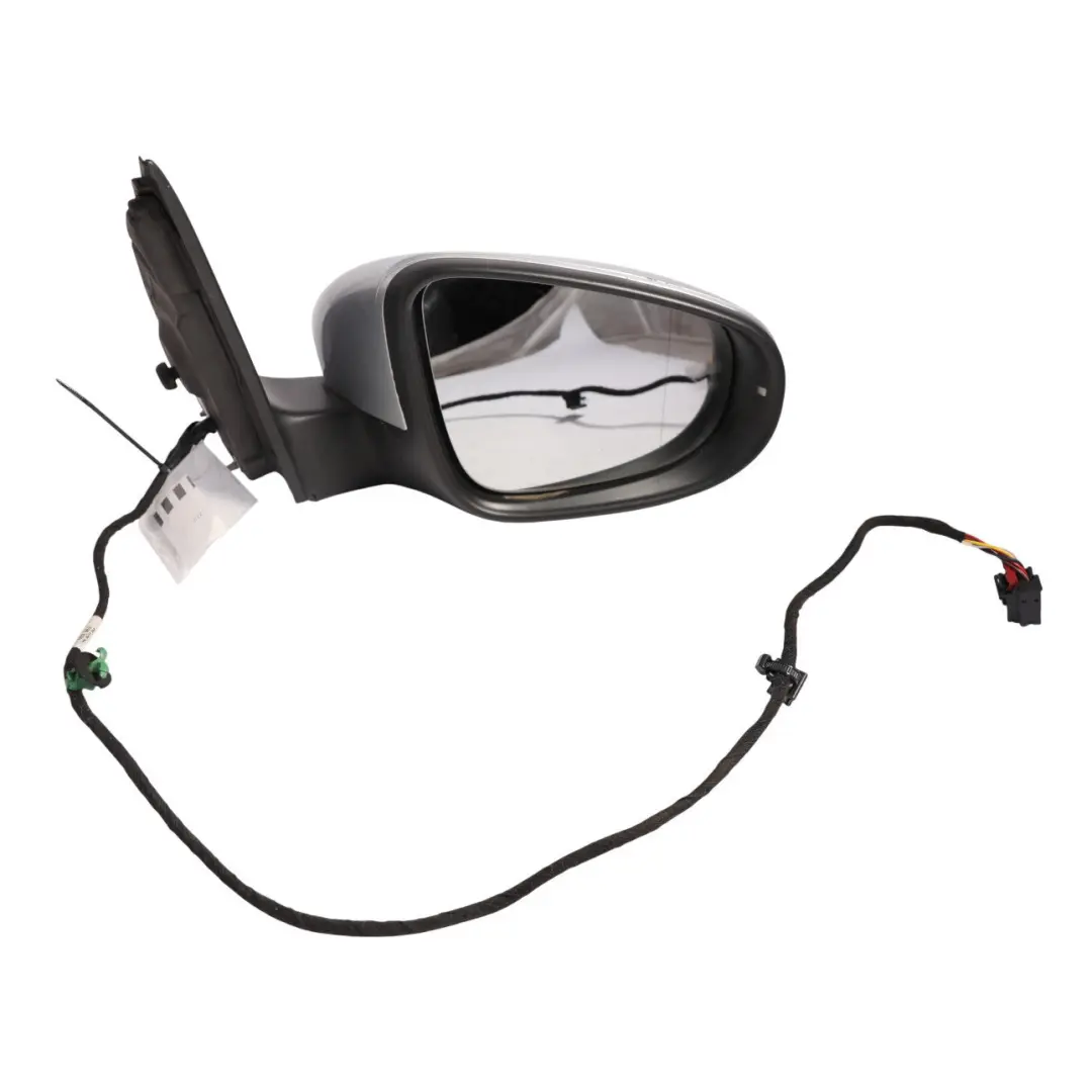 Volkswagen Golf 6 Wing Mirror Right O/S Electric Reflex Silver Metallic - A7W - SKU RHD-5K0857508AD-RES - Part number 5K0857508AD
