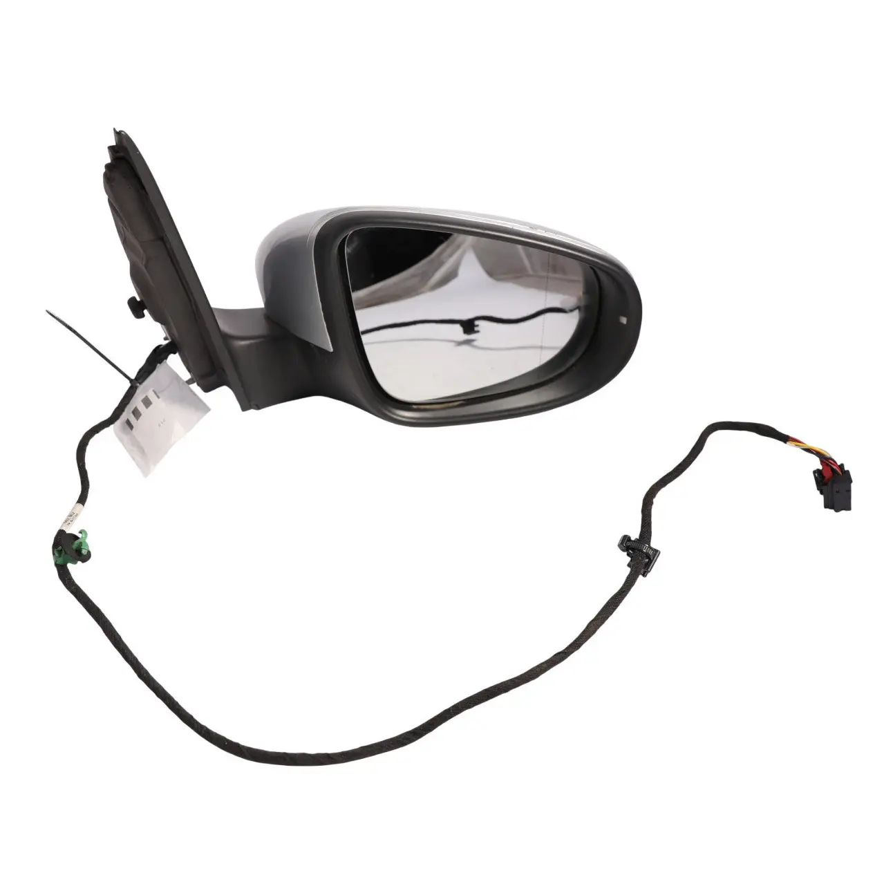 Volkswagen Golf 6 Wing Mirror Right O/S Electric Reflex Silver Metallic - A7W