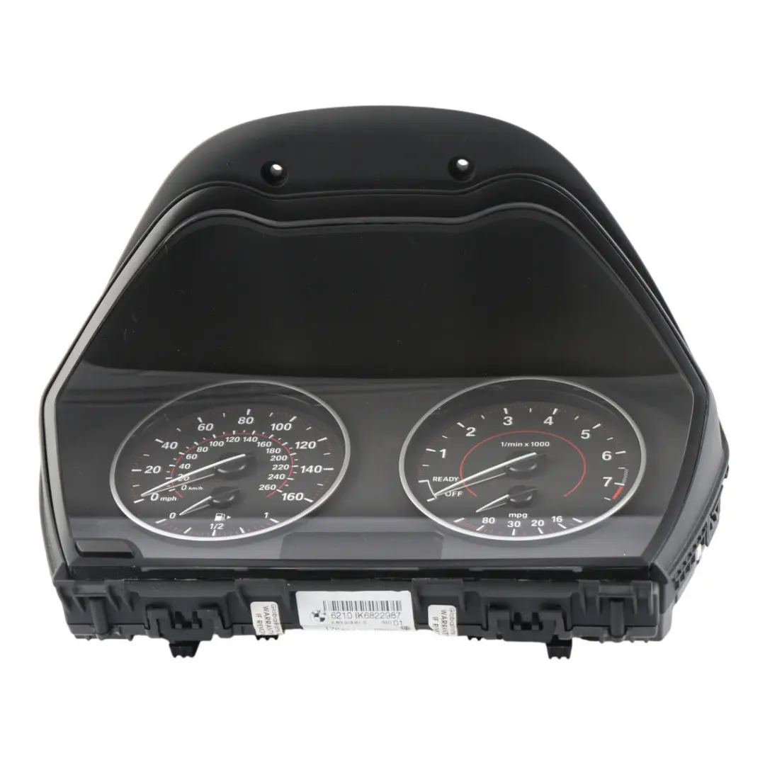 Instrument Cluster Speedometer Clocks Manual Petrol to BMW F20 LCI F21 F22 with Part number 6822987 BMW F20 LCI F21 F22 Instrument Cluster Speedometer Clocks Manual Petrol - SKU RHD-6822987-1 - Part number 6822987