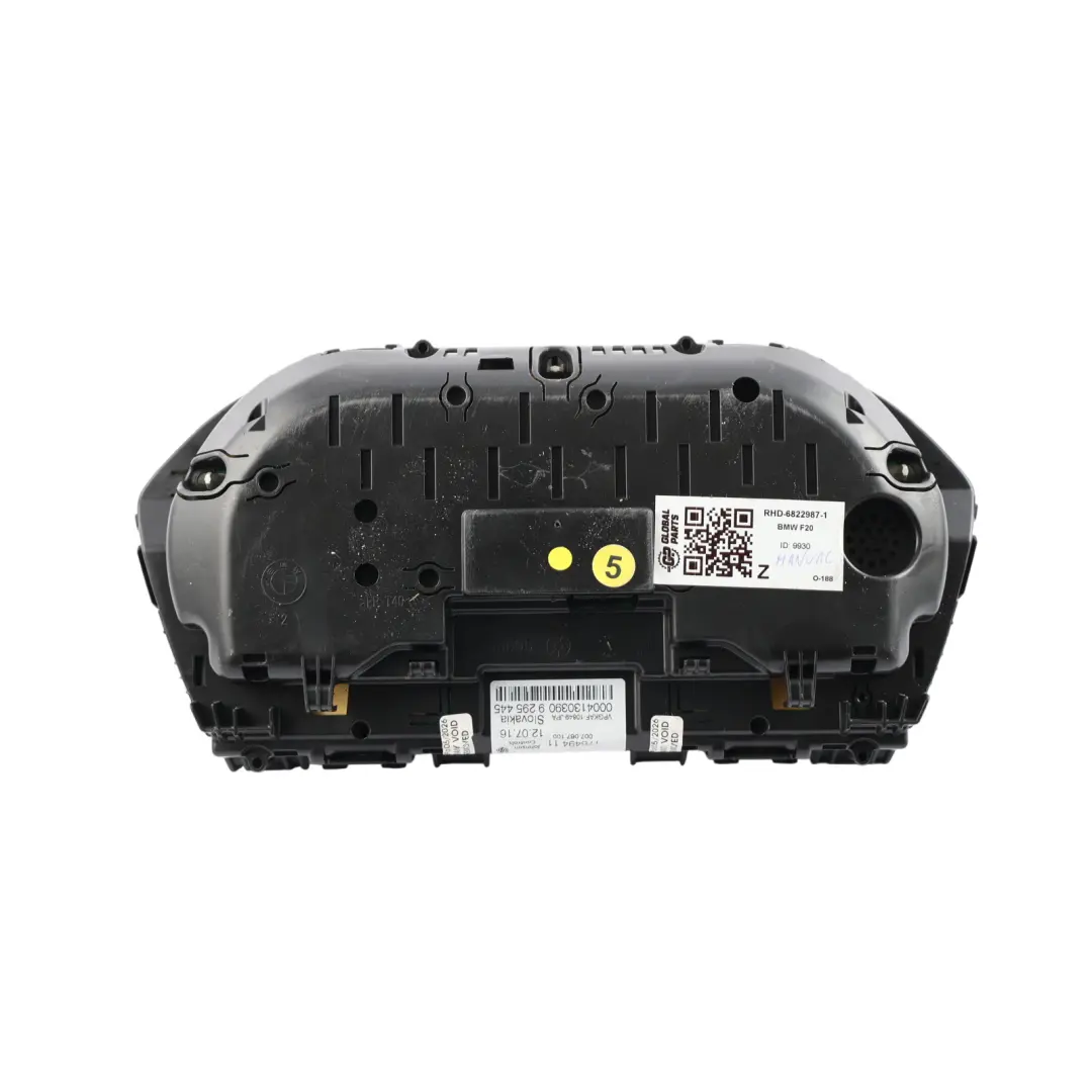 Instrument Cluster Speedometer Clocks Manual Petrol to BMW F20 LCI F21 F22 with Part number 6822987 BMW F20 LCI F21 F22 Instrument Cluster Speedometer Clocks Manual Petrol - SKU RHD-6822987-1 - Part number 6822987
