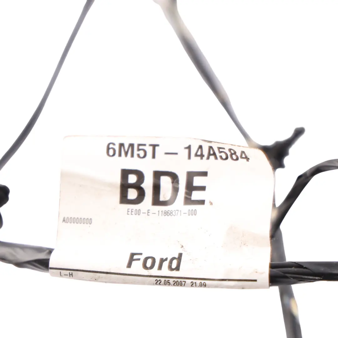 Ford Focus Mk2 ST Front Door Wiring Harness Cable Driver Side - SKU RHD-6M5T-14A584-BDE - Part number 6M5T-14A584-BDE