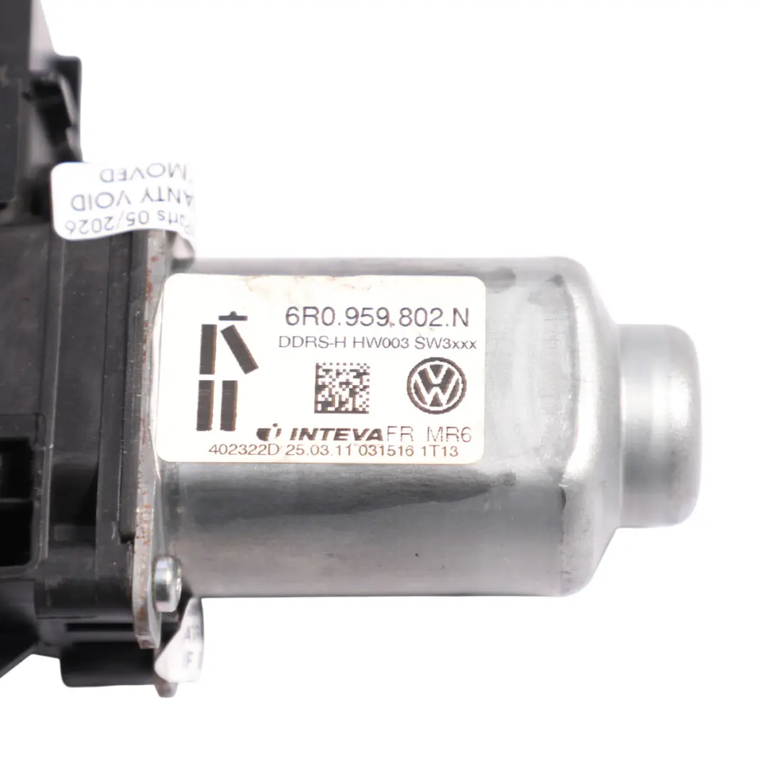 Mk4 6J Front Window Motor Regulator Right O/S Side to Skoda Ibiza with Part number 6R0959802N Skoda Ibiza Mk4 6J Front Window Motor Regulator Right O/S Side - SKU RHD-6R0959802N - Part number 6R0959802N
