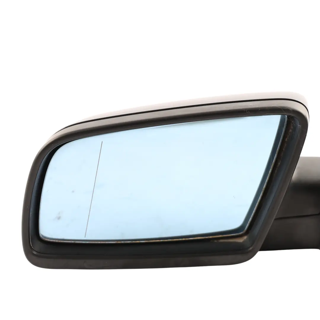BMW E60 E61 LCI Door Wing Mirror Heated Left N/S Monacoblau Metallic - A35 - SKU RHD-7189571-MB - Part number 7189571