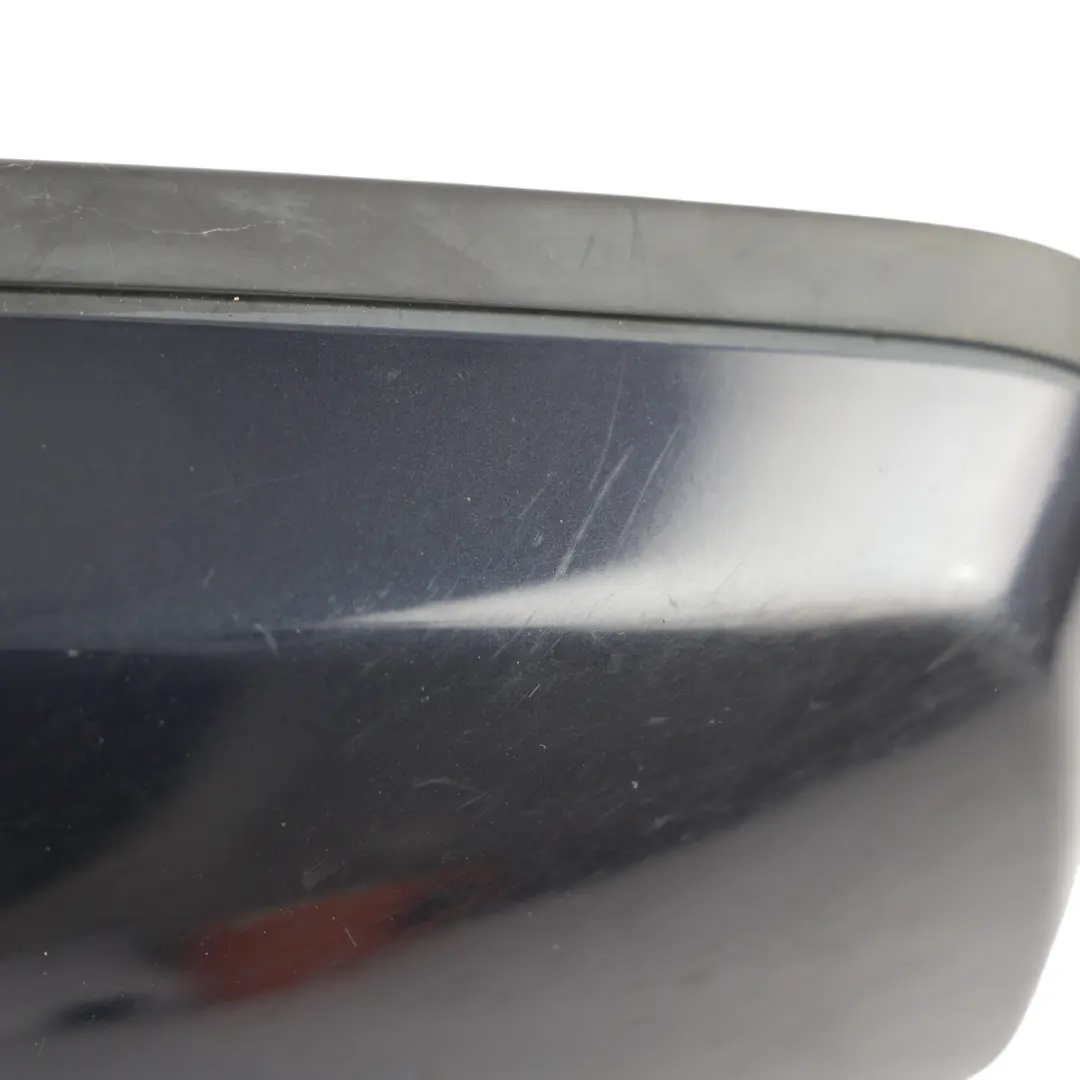 Door Wing Mirror Heated Left N/S Monacoblau Metallic - A35 to BMW E60 E61 LCI with Part number 7189571 BMW E60 E61 LCI Door Wing Mirror Heated Left N/S Monacoblau Metallic - A35 - SKU RHD-7189571-MB - Part number 7189571