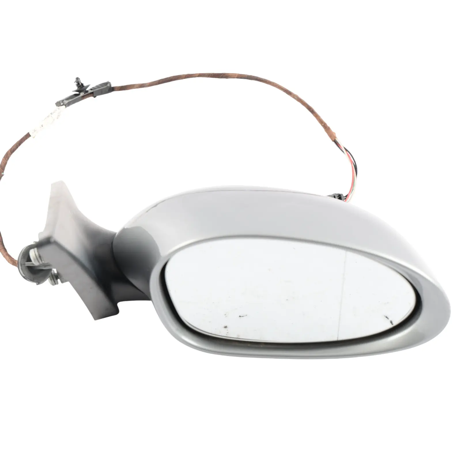 BMW Z4 E85 E86 Door Wing Mirror Right Heated O/S Silbergrau Metallic - A08